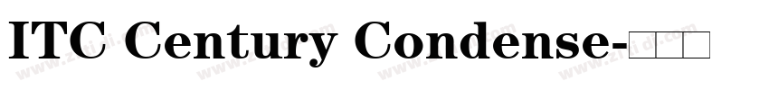 ITC Century Condense字体转换